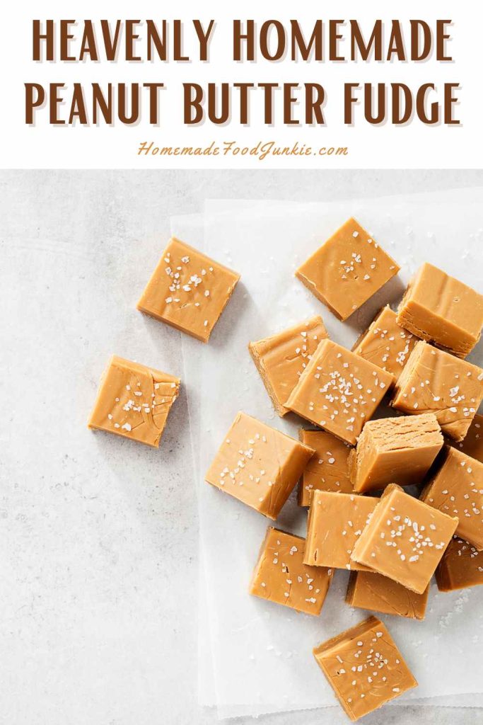 homemade peanut butter fudge