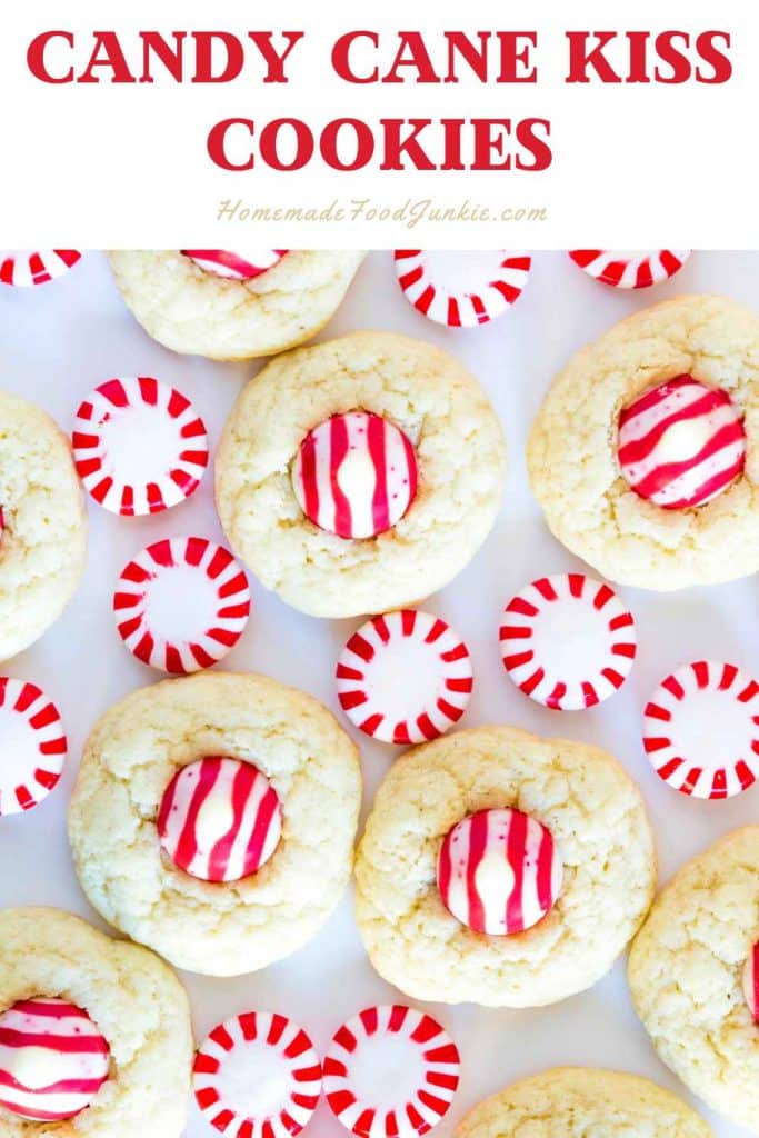 candy cane kiss cookies
