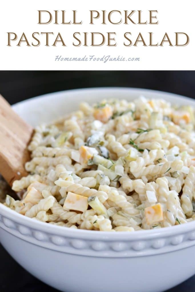 dill pickle pasta side salad
