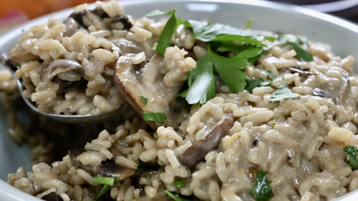 mushroom risotto recipe