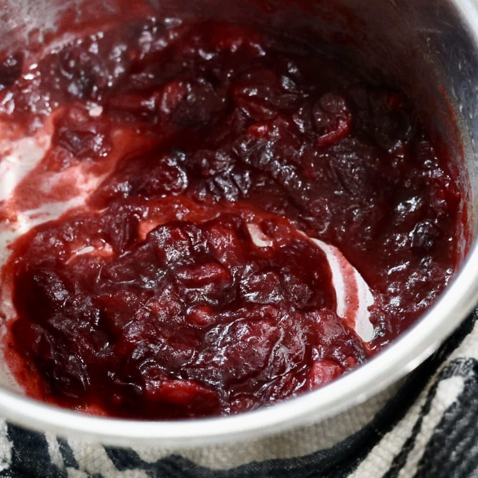 Cranberry Whipped Feta Dip cranberry topping