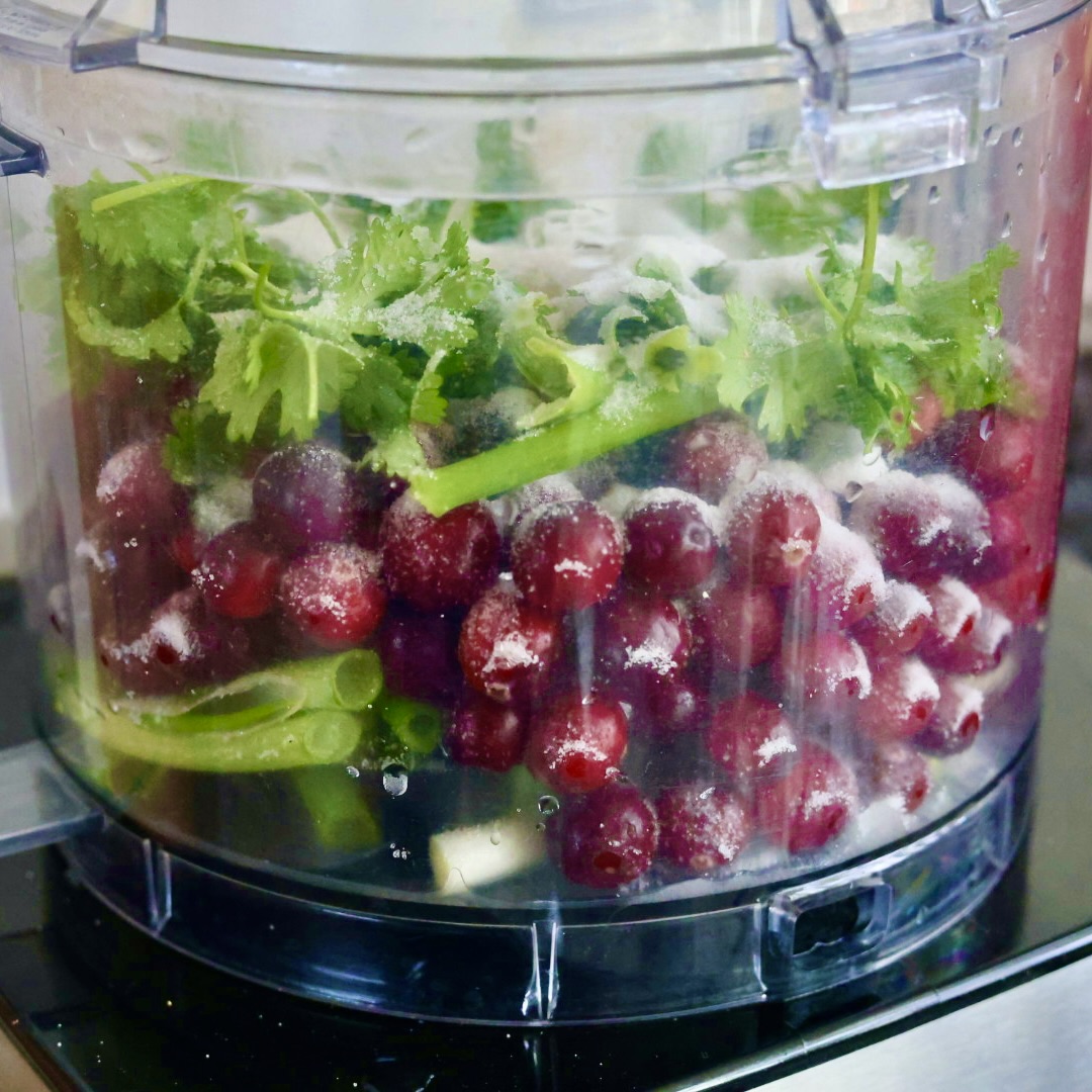 Festive Cranberry Jalapeño Dip & Boursin 6 blending cranberry Jalapeño dip