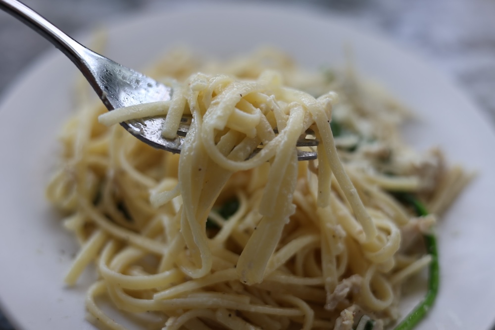 creamy lemon parmesan chicken pasta