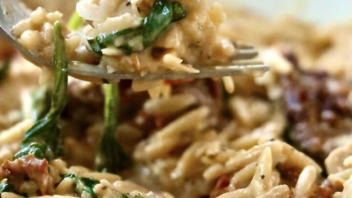 marry me chicken serves easily in a bowl or plate.