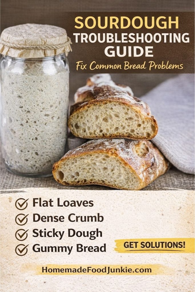 sourdough troubleshooting guide pin