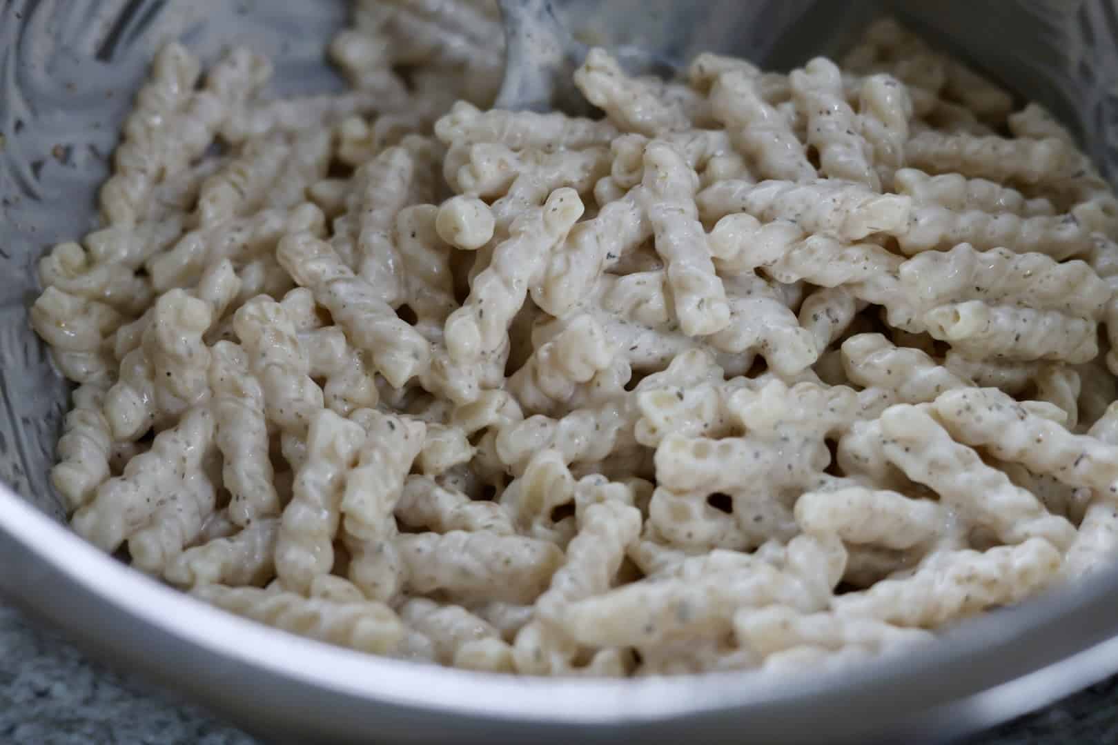 coated pasta