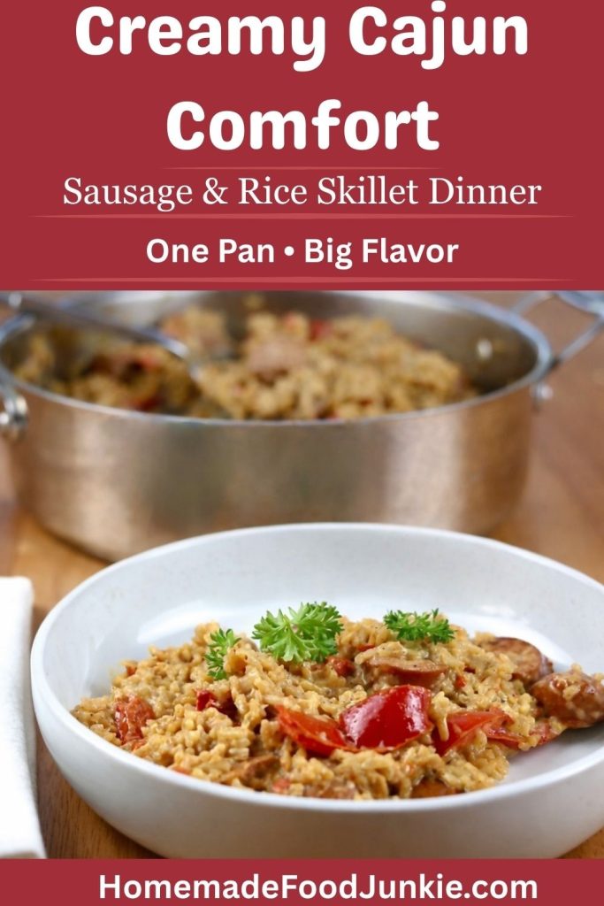 sausage and rice cajun skillet dinner