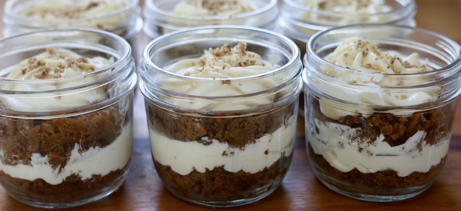Carrot Cake Trifle Jars (Easy Mason Jar Dessert for Spring & Potlucks) 18 carrot cake trifle jar