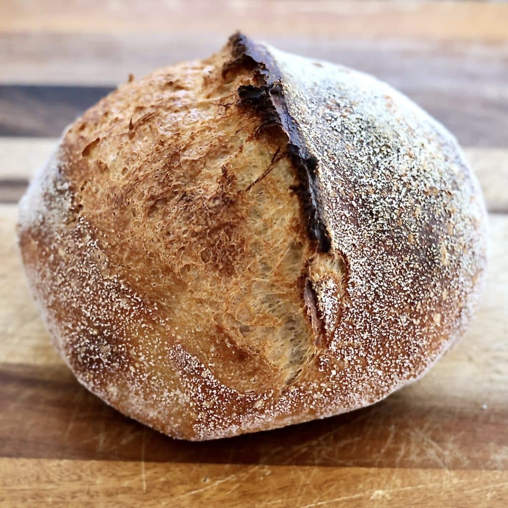 Cold Proofed sourdough loaf