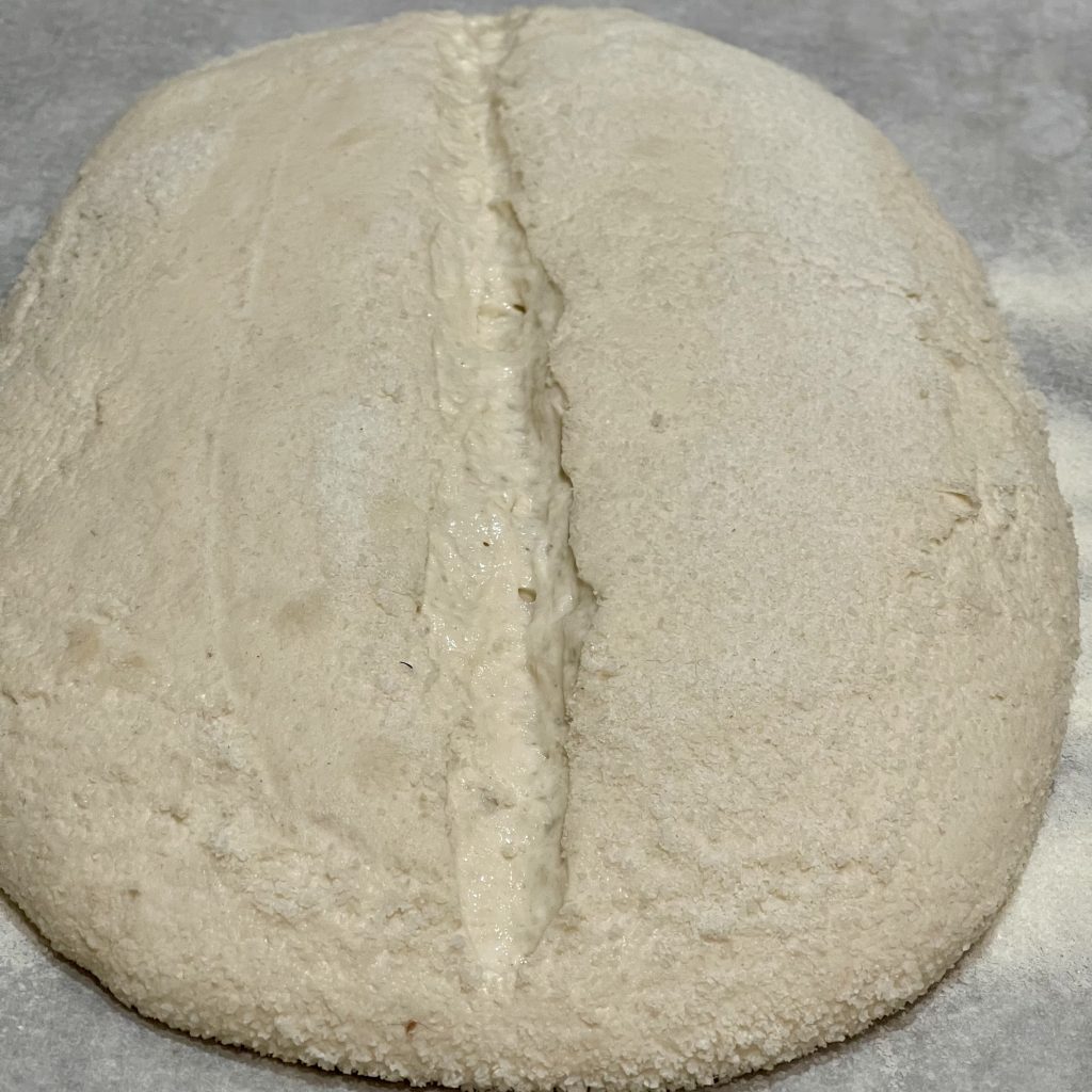 score- loaf lost all structure during cold proof