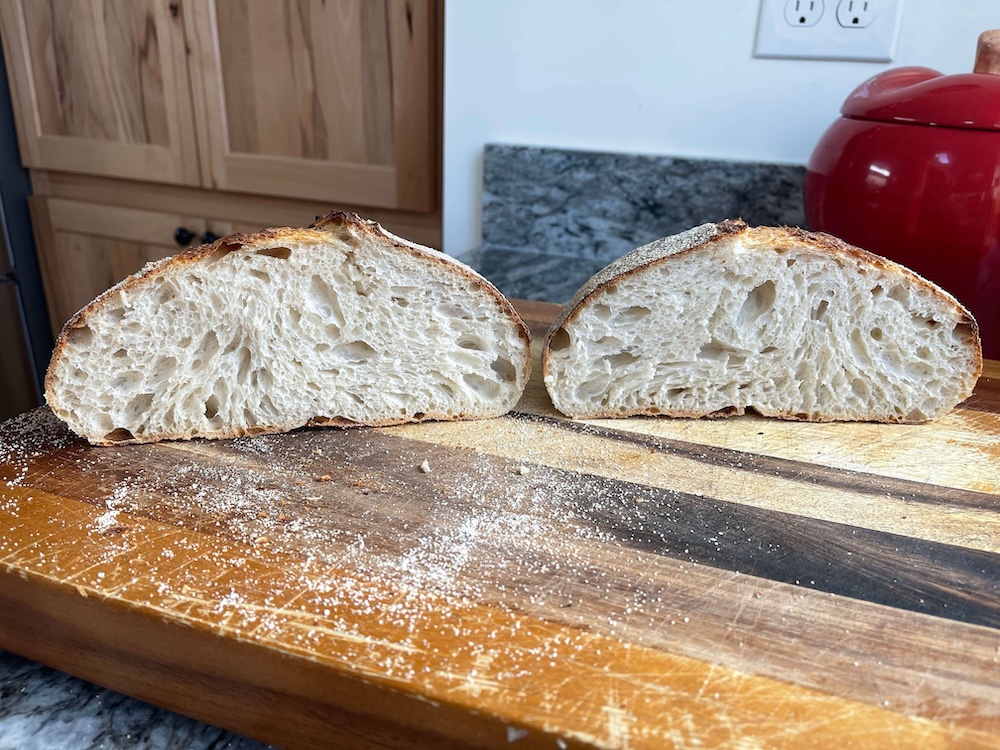 cold proof sourdough loaf structure