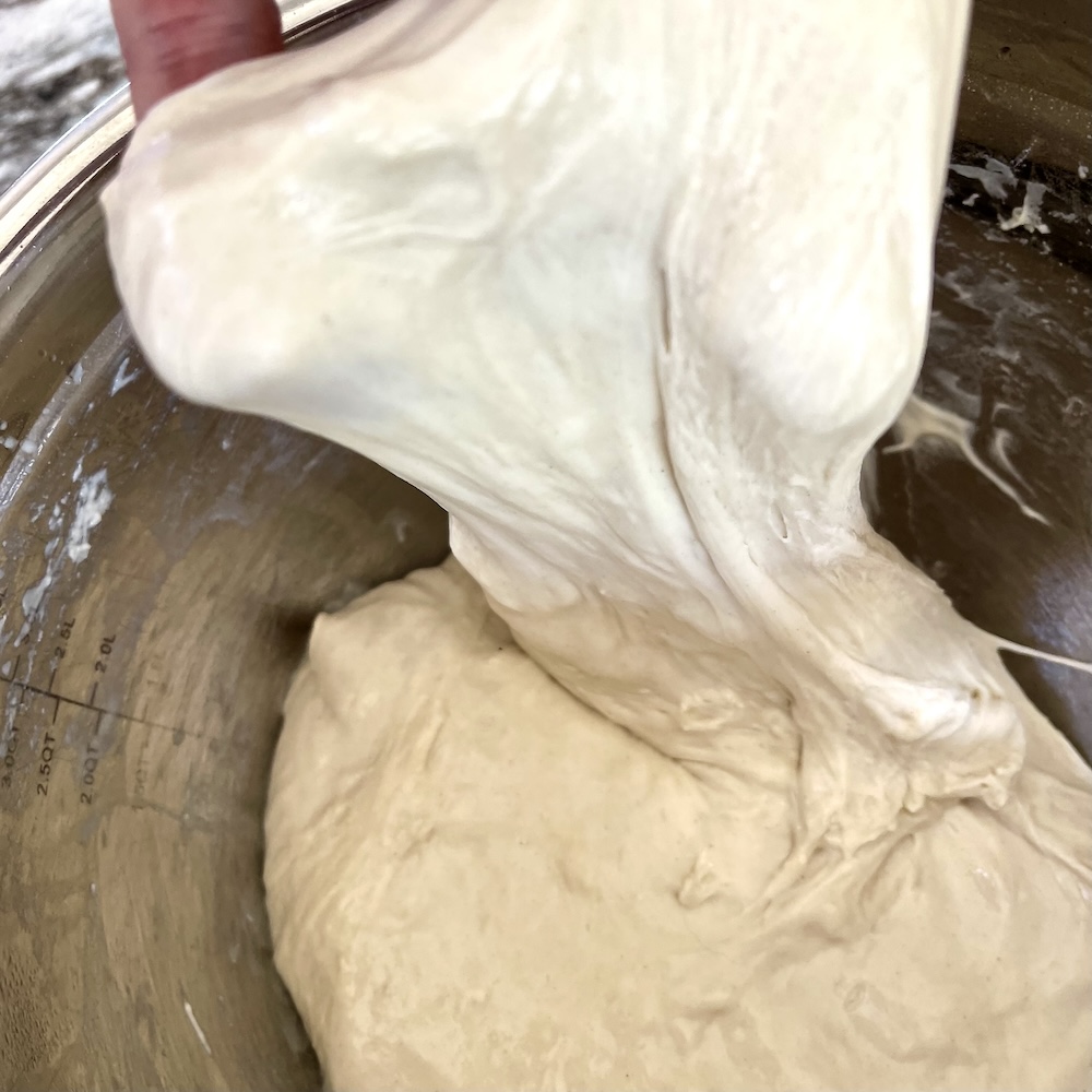 autolyse gluten development