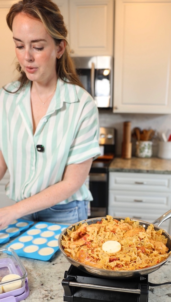 using frozen whipped cream in meals