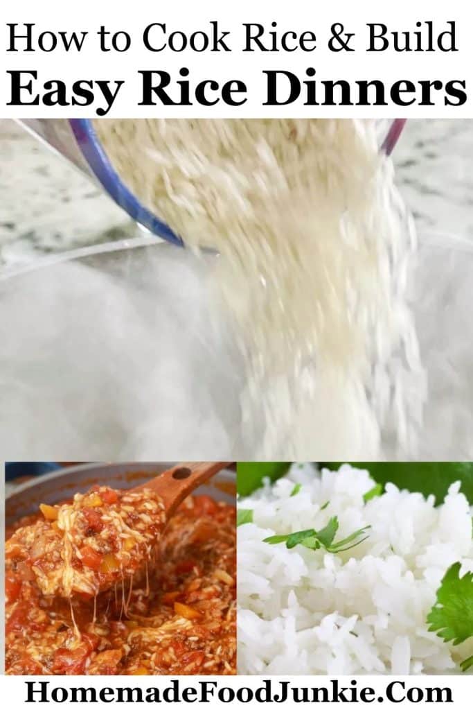 social media image-How to cook rice and build Easy Weeknight Dinners